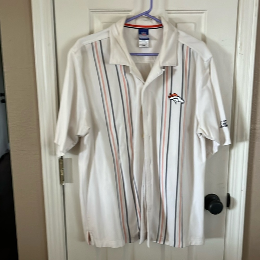 Reebok Denver Broncos Button Up.